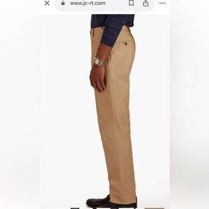 JC-RT Twill trouser, olive & navy blue. 36” waist x 31” inseam